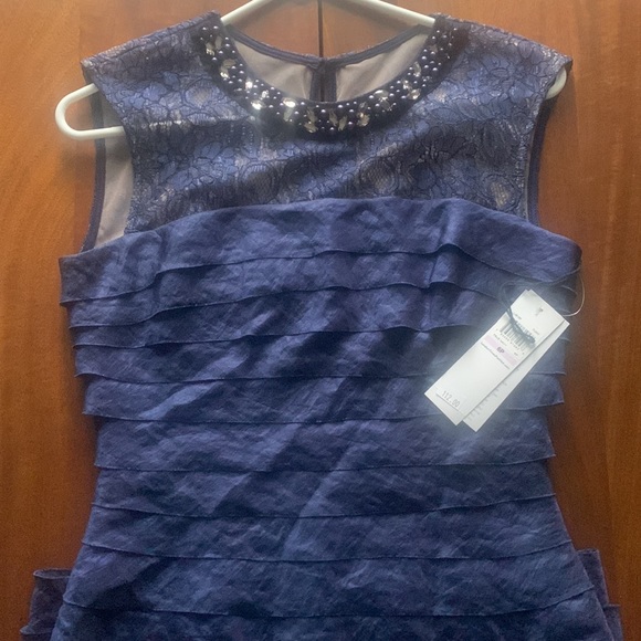 NWT Navy Blue London Times Cocktail/Party Dress - Picture 8 of 8
